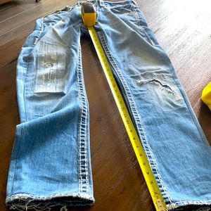 Pair of True Religion jeans Billy super T seat 34